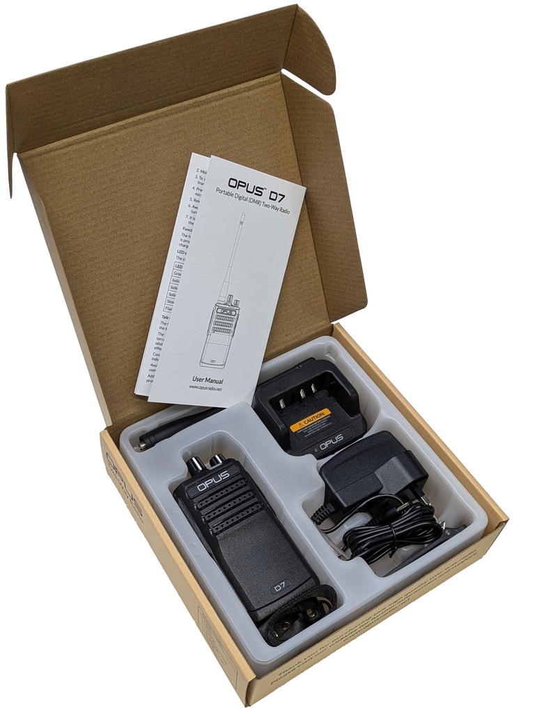 Opus D7 Box Contents